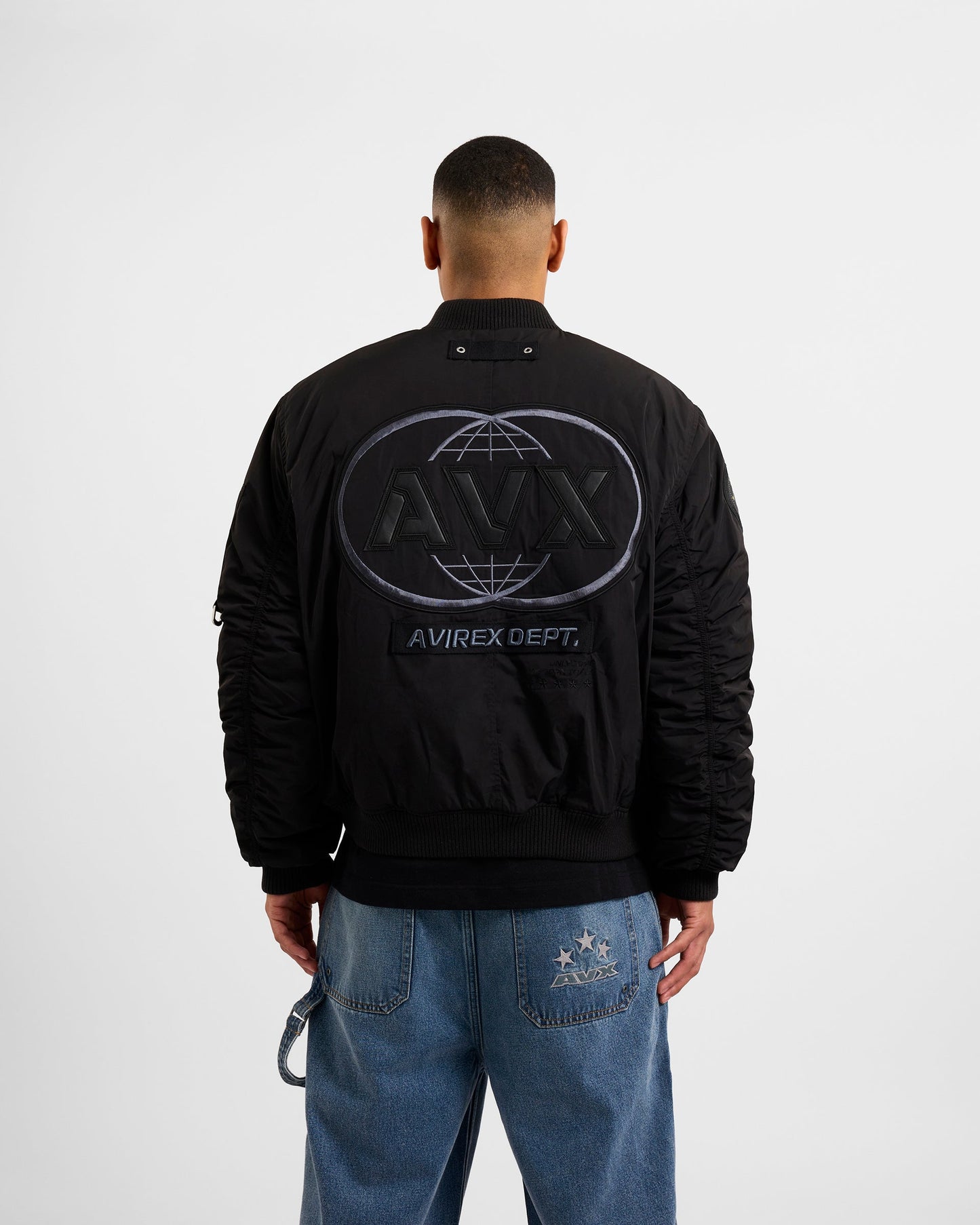 Apex MA1 Bomber Jacket - Black