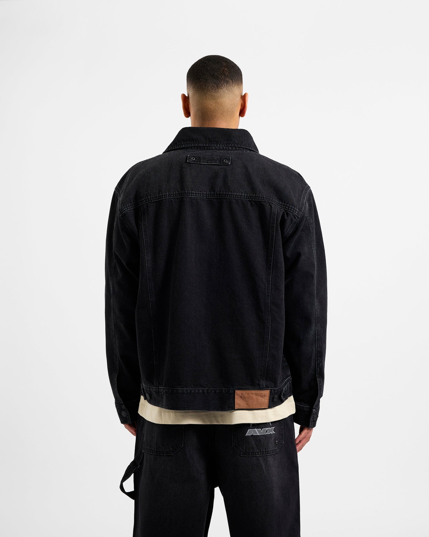 Edwards Denim Jacket - Black Denim