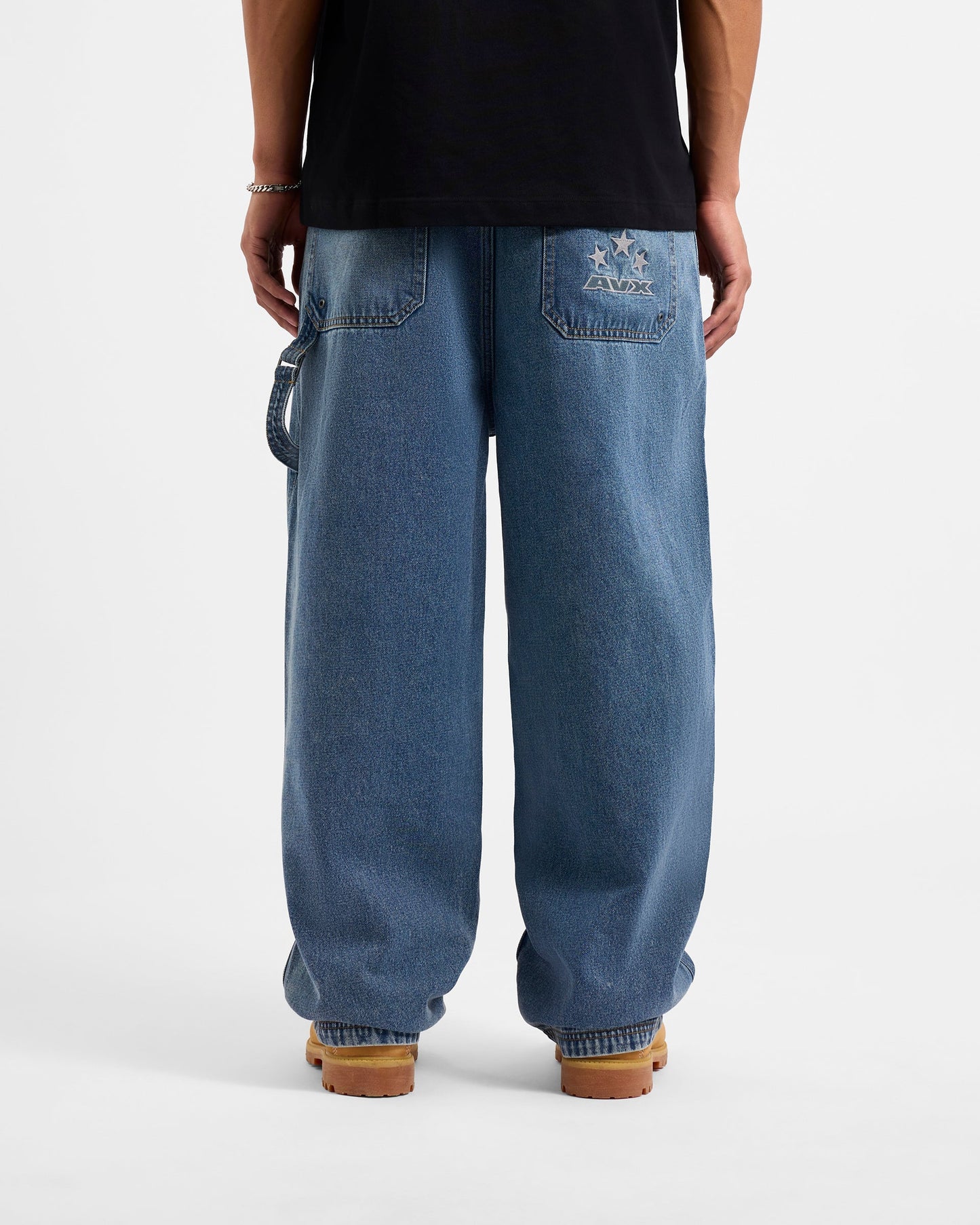 Mitch Denim Pant - Mid Denim Blue