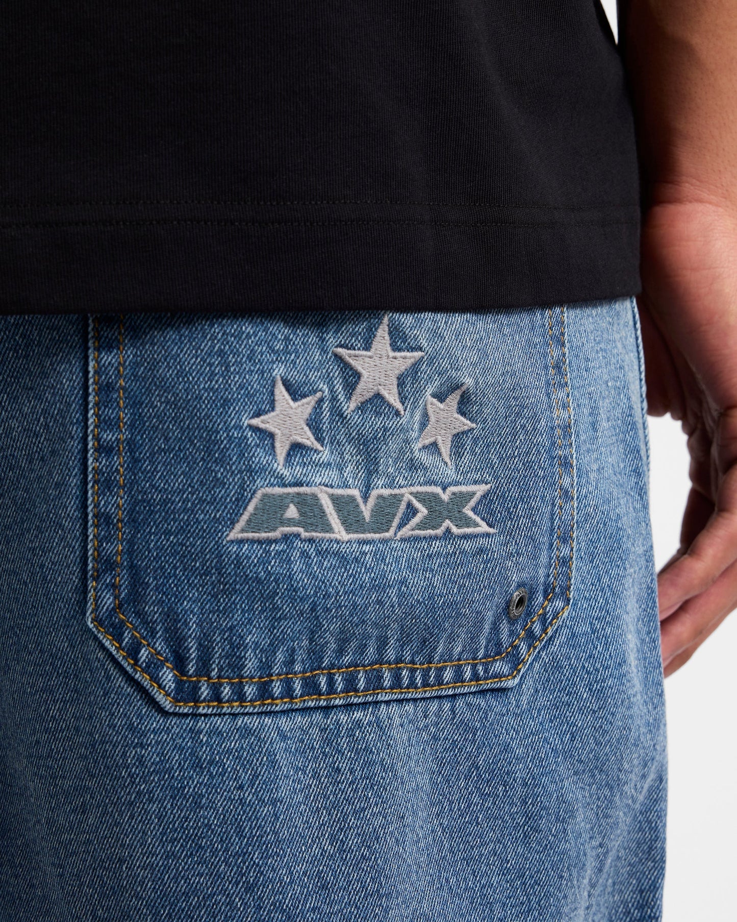 Mitch Denim Pant - Mid Denim Blue