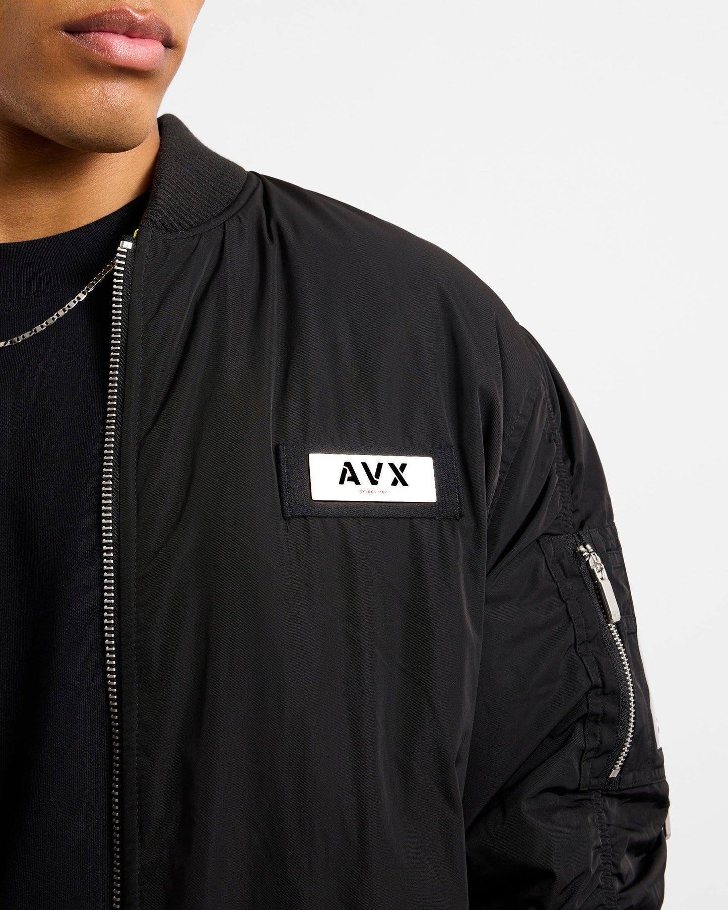 Apex MA1 Bomber Jacket - Black