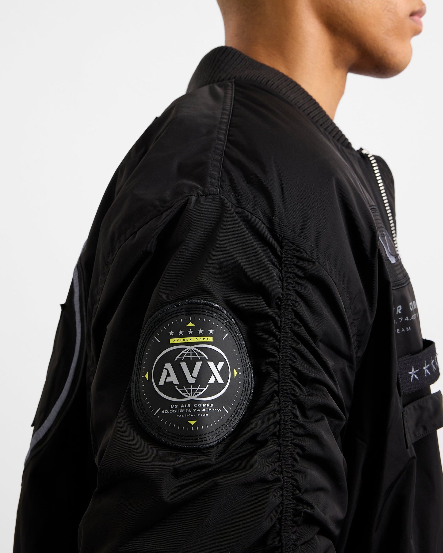 Apex MA1 Bomber Jacket - Black