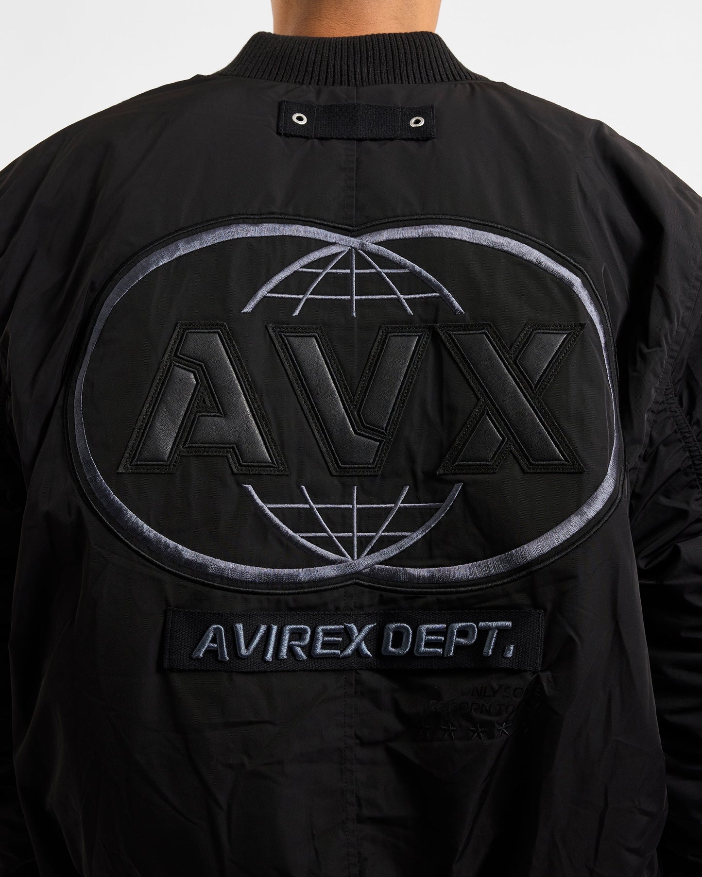 Apex MA1 Bomber Jacket - Black