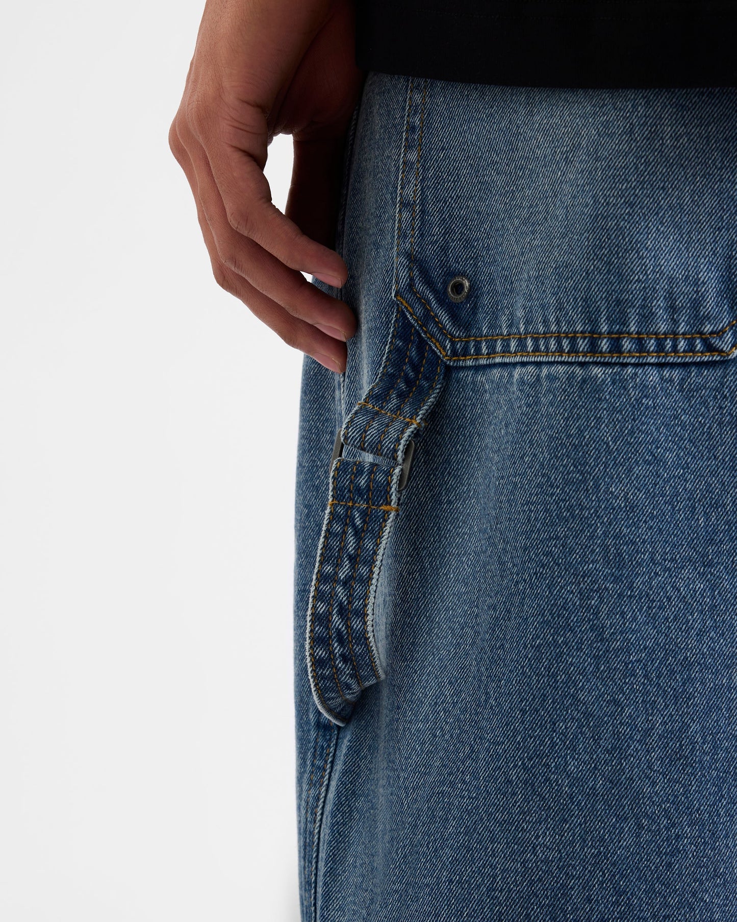 Mitch Denim Pant - Mid Denim Blue